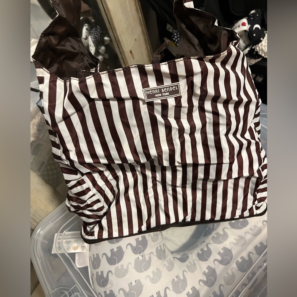 Henri Bendel foldable tote bag